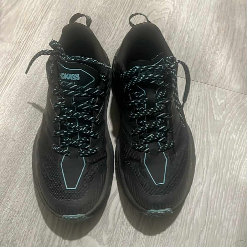 Hoka one one  Black & Blue Speedgoat 4 Gore-Tex Sneakers